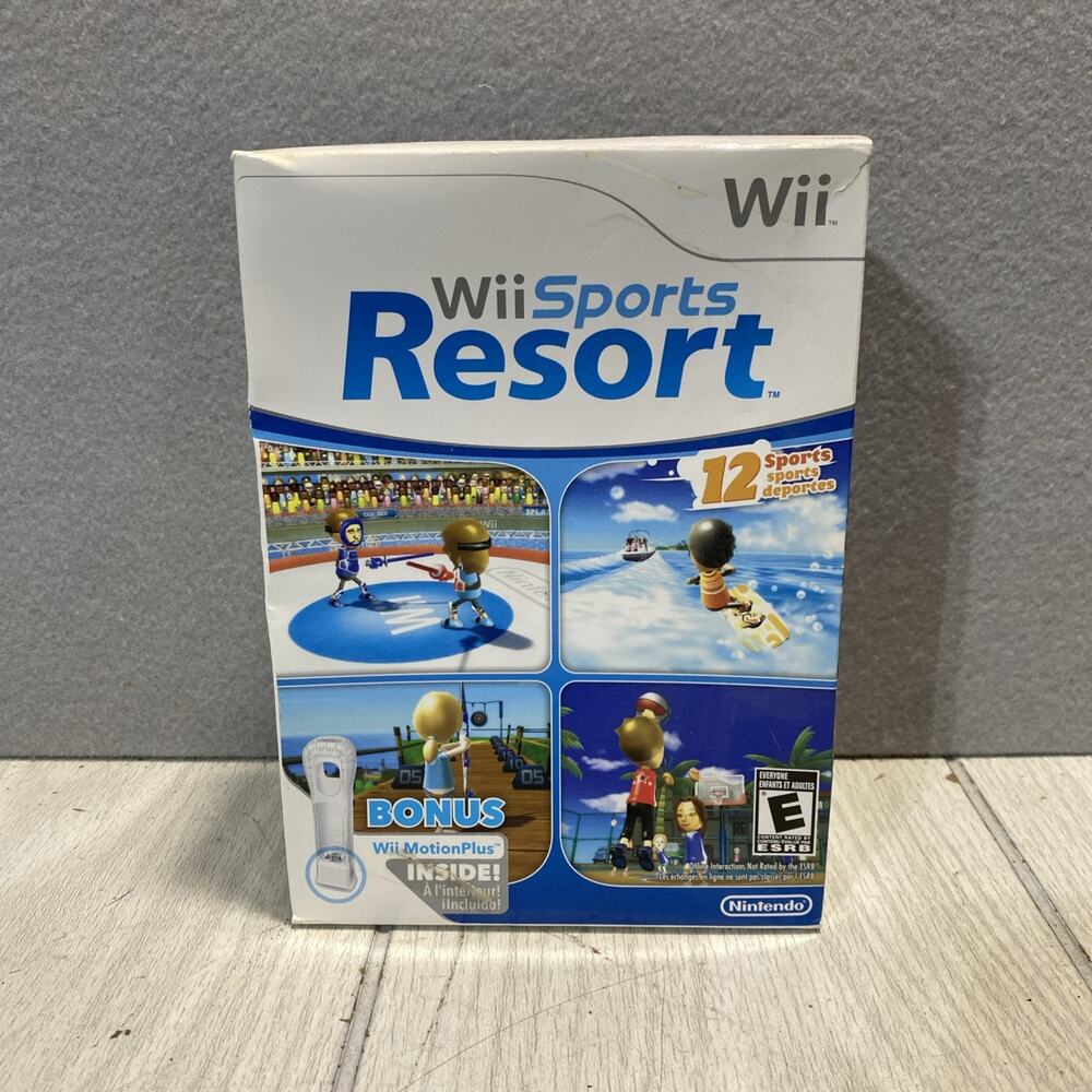 BOX ONLY - Wii Sports Resort Big Box (no game or manual or controller)